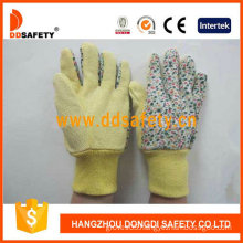 Garden Gloves. Flower Cotton Back (DGS403)